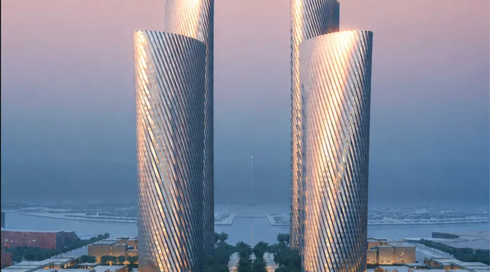 Lusail towers at sunset, Doha